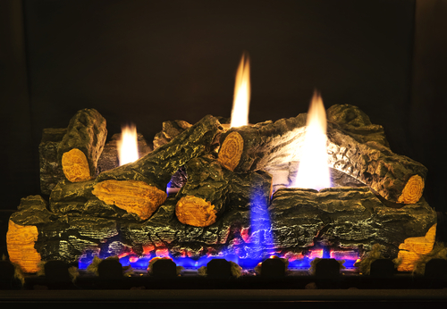 gas log set